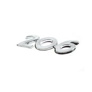 Badge 206 (90mm x 25mm) Peugeot 206 1998-2024 photo 2