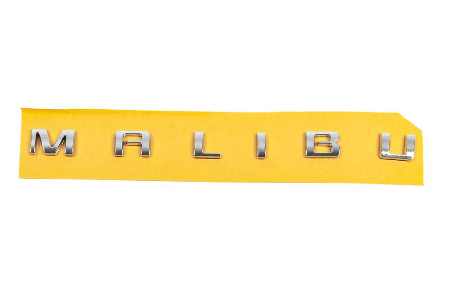 Chevrolet Malibu 2011-2018 Emblem Malibu 84290798 (256mm x 18mm) Image