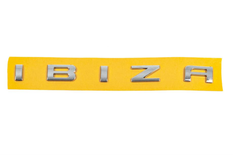 Seat Ibiza 2002-2009 Emblem Ibiza 6L6853687A (275mm x 25mm) Image