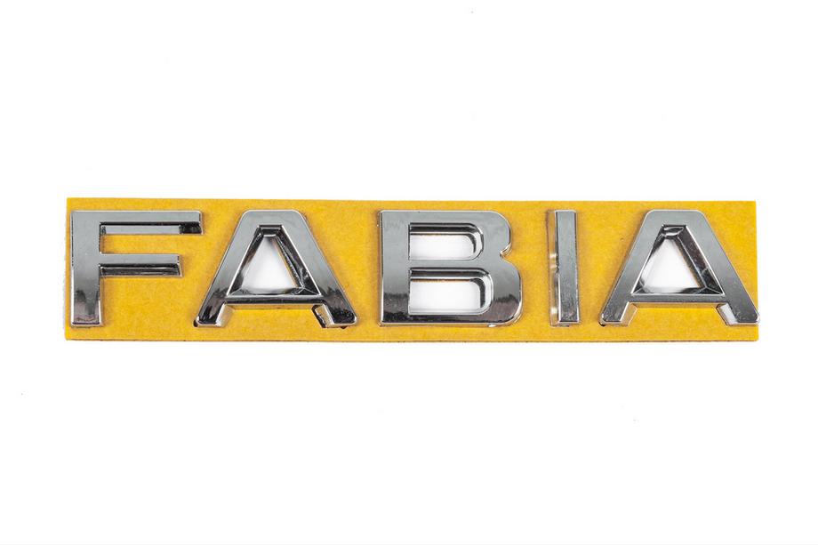 Skoda Fabia 2014-2021 Emblem Fabia (130 mm x 22 mm) Image