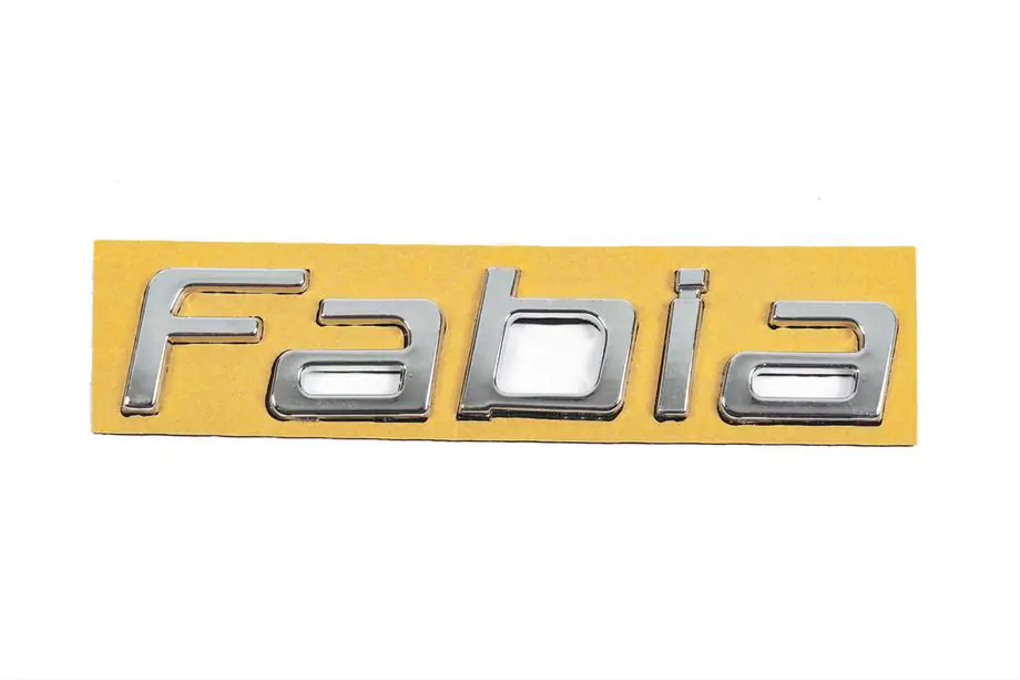 Skoda Fabia 2007-2014 Fabia emblem (125 mm x 25 mm) Image