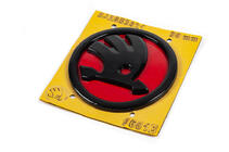 Skoda Red Emblem 5JA853621 (89 mm) photo 2