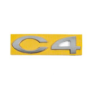 Emblem C4 8665.Y4 (108mm x 30mm) Citroen C-4 2004-2010 photo 1