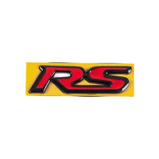 RS badge red-black (95mm x 25mm) photo 1