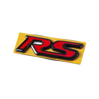 RS badge red-black (95mm x 25mm) photo 2