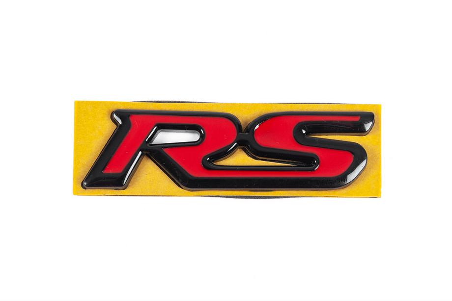 Honda RS badge red-black (95mm x 25mm) Photo 1