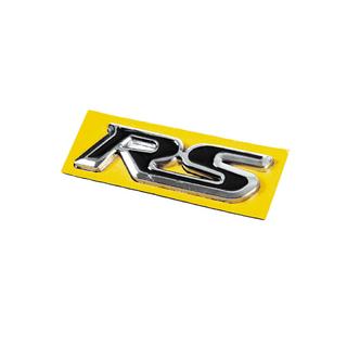 RS black emblem with chrome (95mm x 25mm) photo 2