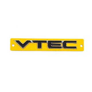 VTEC black emblem with chrome (110mm x 15mm) photo 1