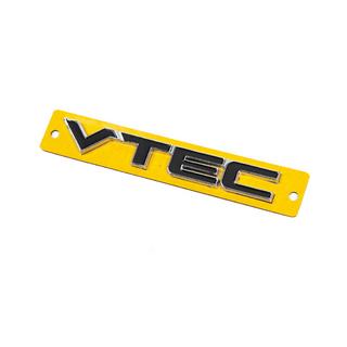 VTEC black emblem with chrome (110mm x 15mm) photo 2