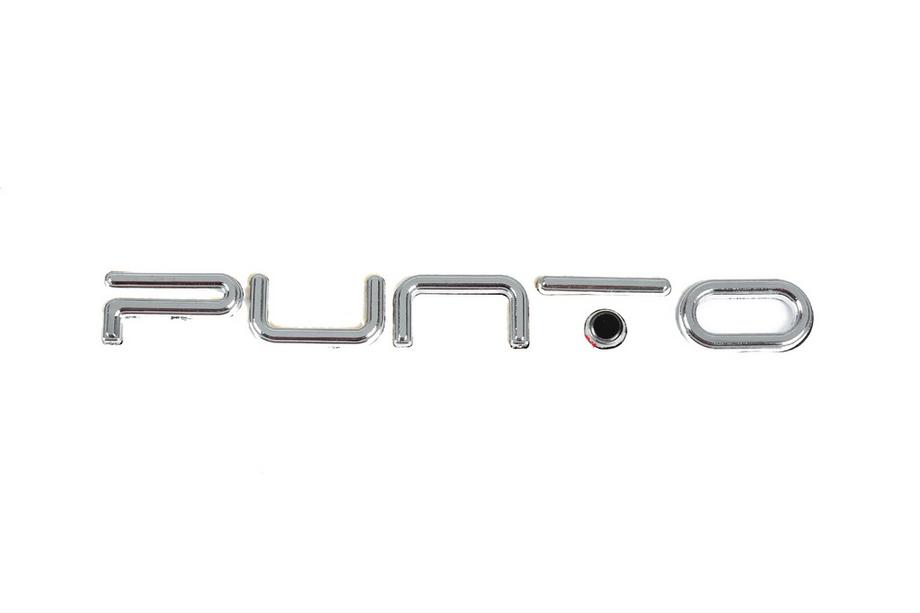 Fiat Punto Grande/EVO 2006-2018 Punto emblem for EVO (black dot, 2037b) Image