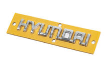 Hyundai emblem badge (10.0cm x 1.5cm) photo 2