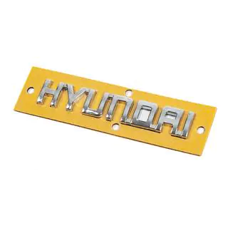 Hyundai emblem badge (10.0cm x 1.5cm) photo 2