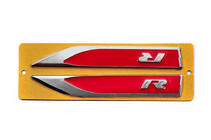 Side door trims R-red-chrome (145mm x 22m) photo 1