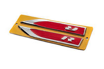 Side door trims R-red-chrome (145mm x 22m) photo 2