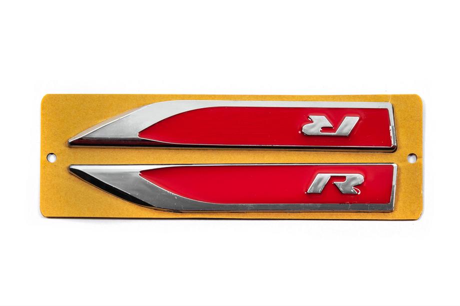 Side door trims R-red-chrome (145mm x 22m) Image