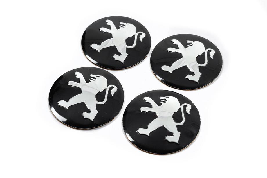 Peugeot Stickers for wheel center caps 56mm J1011 (4 pcs) Photo 2