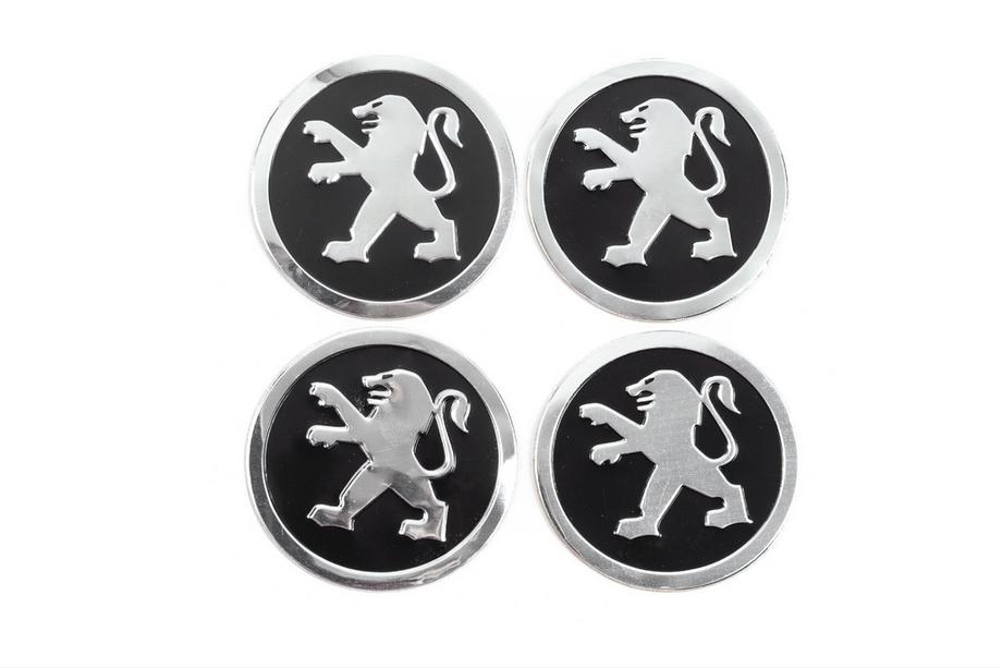Peugeot Stickers for wheel center caps 60mm 8924 (4 pcs) Photo 1