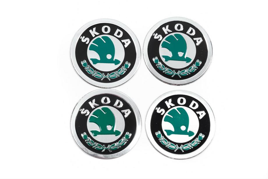 Skoda Wheel Stickers 60mm 8932 (Set of 4) Image