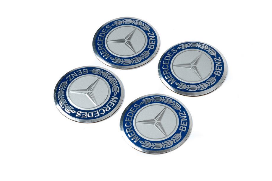 Mercedes-Benz Wheel Stickers 56mm J1017 (4 pcs) Photo 1