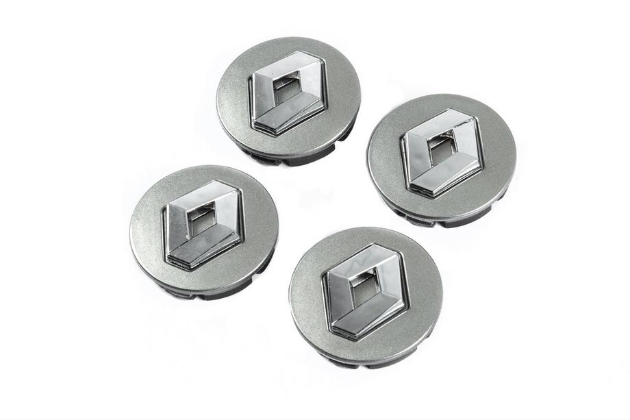 Renault Grey wheel center caps 5884 (56mm to 52mm, 4 pcs) Photo 1
