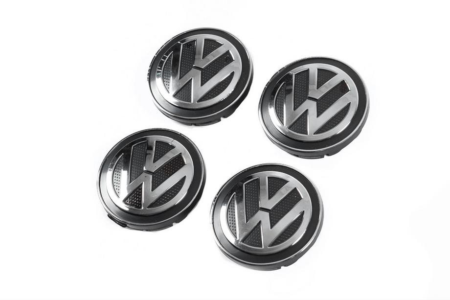 Volkswagen Wheel center caps 56/52mm 6CD601171 8936 (4 pcs) Image