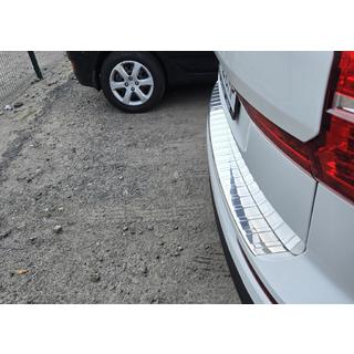 Rear Bumper Protector Carmos Gloss Stainless Steel Volvo XC60 2017- photo 2