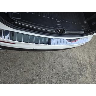 Rear Bumper Protector Carmos Gloss Stainless Steel Volvo XC60 2017- photo 1