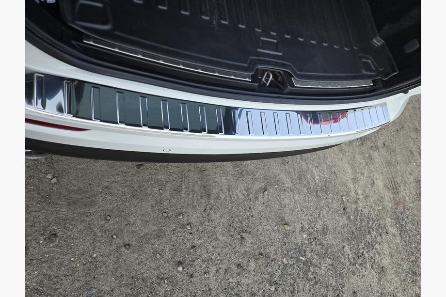 Volvo XC60 2017- Rear Bumper Protector Carmos Gloss Stainless Steel Image