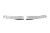 Dacia Sandero 2021- Rear bumper protector Carmos matte (stainless steel) photo 1