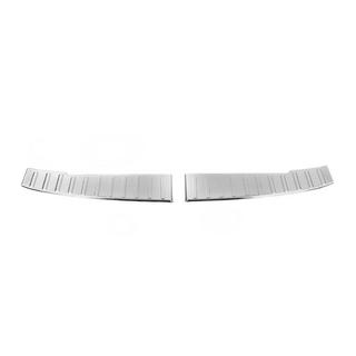 Rear bumper protector Carmos matte (stainless steel) photo 1