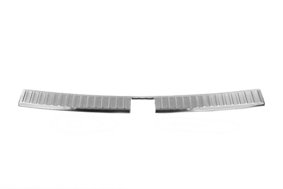 Skoda Karoq 2018- Rear bumper sill protector Carmos matte (stainless steel) Image