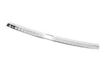 Volkswagen Tiguan 2016-2023 Rear bumper sill protector Carmos gloss stainless steel photo 2