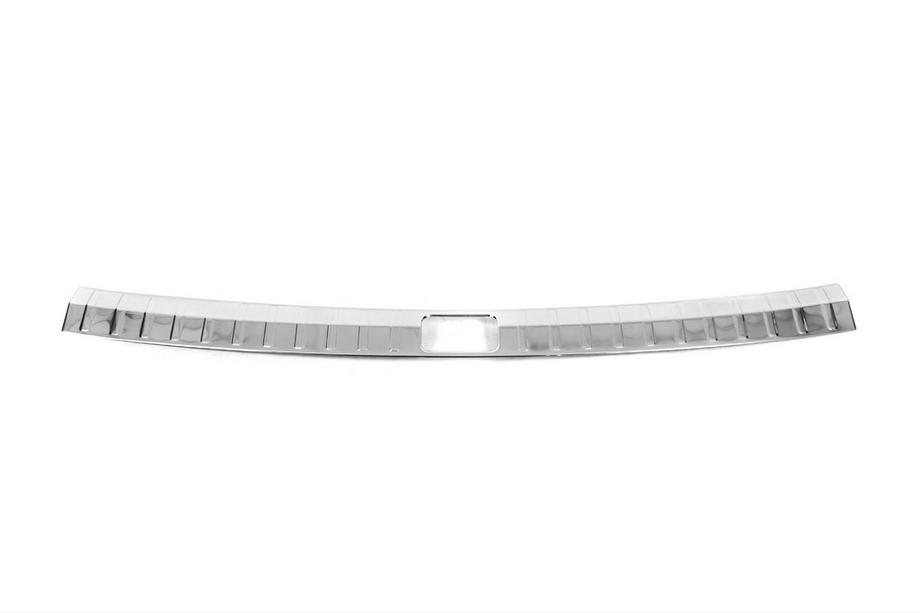 Volkswagen Tiguan 2016-2023 Rear bumper sill protector Carmos gloss stainless steel Image