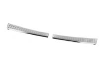 Dacia Sandero 2021- Rear bumper sill protector Carmos matte (stainless steel) photo 1