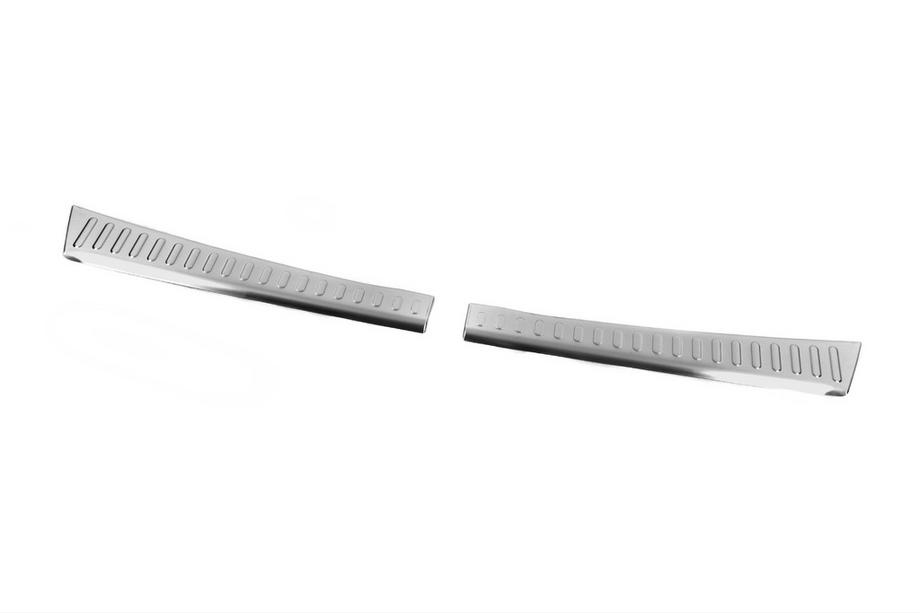 Dacia Sandero 2021- Rear bumper sill protector Carmos matte (stainless steel) Image