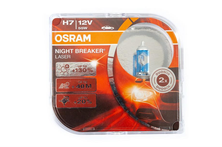 Osram H7 55W Night Breaker Laser 130% 64210NBL Headlight Bulb Image