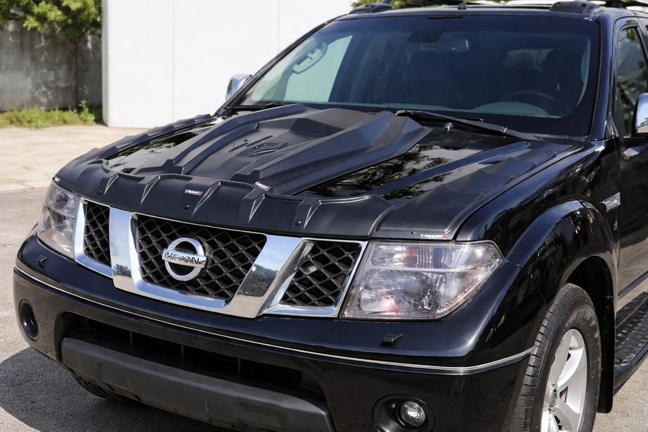 Nissan Navara 2006-2015 Hood Scoop Cover Set DRAGON (3 pcs) Image