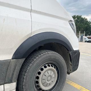 Wide fender flares (4 pcs, black) Volkswagen Crafter 2016- photo 1