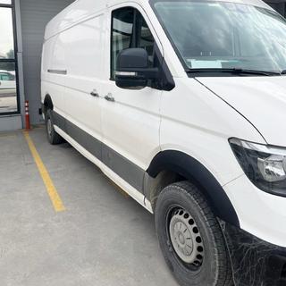 Wide fender flares (4 pcs, black) Volkswagen Crafter 2016- photo 2