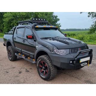 Door Moldings (4 pcs, ABS) Mitsubishi L200 2006-2015 photo 3