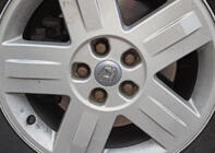Renault Grey wheel center caps 81569 (57mm to 50mm, set of 4) photo 1