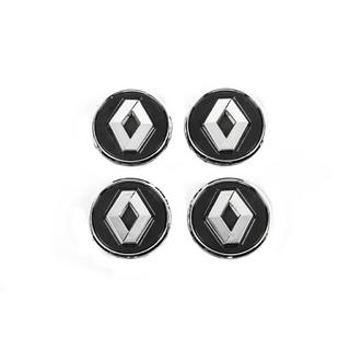 Black wheel center caps with ring 81568 (57mm to 49mm, set of 4) photo 2