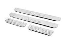 Honda Civic Sedan VIII 2006-2011 Carmos V2 Stainless Steel Door Sill Protectors (4 pcs) photo 2