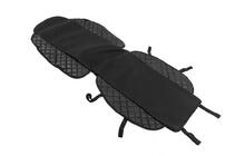 Car Seat Cover ECO and Fabric (1 pc, Black with Black Stitching + Fabric) photo 2