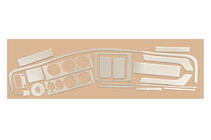 Renault 19 1992-1998 Dashboard Trim Covers (Meric) Aluminum photo 1