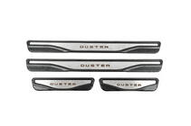Renault Duster 2008–2017 Door Sill Protectors Carmos V4 (4 pcs, Stainless Steel) photo 1