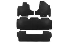 Honda Odyssey 2010–2017 Floor mats (3 rows, EVA, Black) photo 4