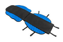 Car Seat Cover ECO and Fabric (1 pc, Blue with Black Stitching + Fabric) photo 2