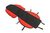 Car Seat Cover ECO and Fabric (1 pc, Red with Black Stitching + Fabric) photo 2