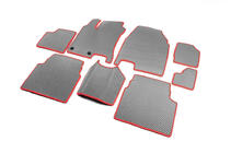 Nissan Qashqai 2007-2010 EVA floor mats for +2 (3 rows, grey) photo 2